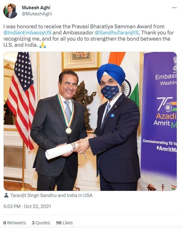 Indian CEO | Dr Mukesh Aghi | Global Indian