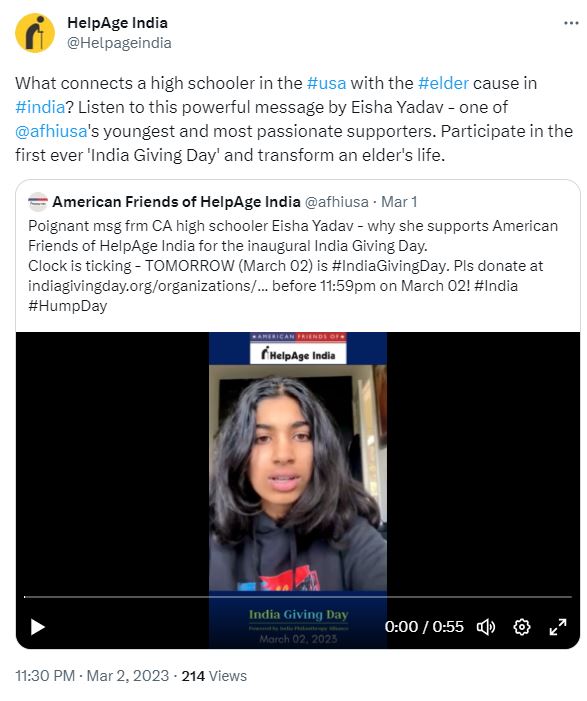 Indian youth | Eisha Yadav | Global Indian