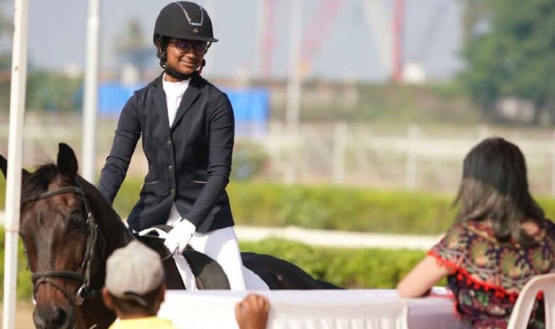 Indian horse rider Kavya Gopal – Saddled up with two golds, she is all set to train in the UK