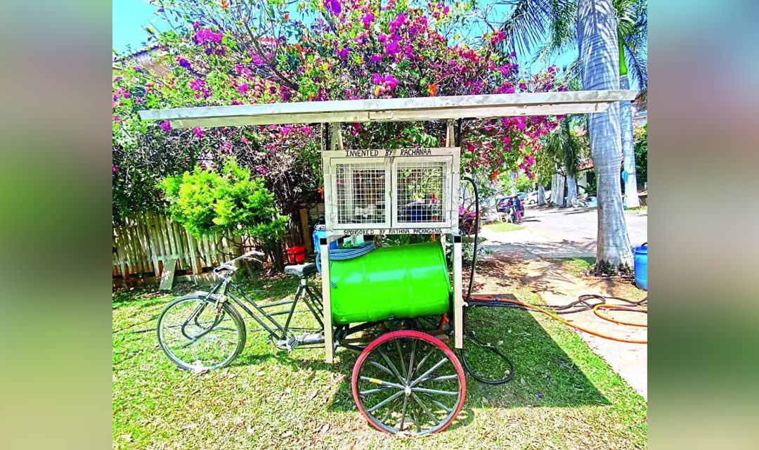 Little Miss Sunshine: Teen invents ‘solar cycle’ as a cost-effective irrigation solution