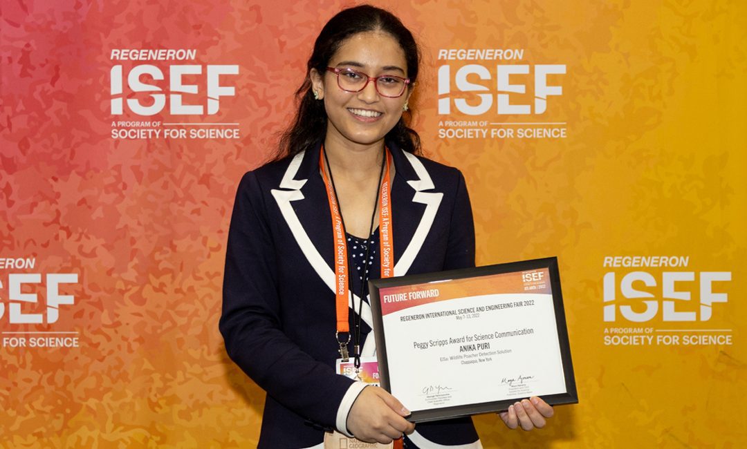 Anika Puri: The Indian-American teen helping spot elephant poachers in real time with her device