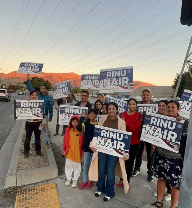 Rinu Nair creates history as youngest board member of Fremont Unified School District in California