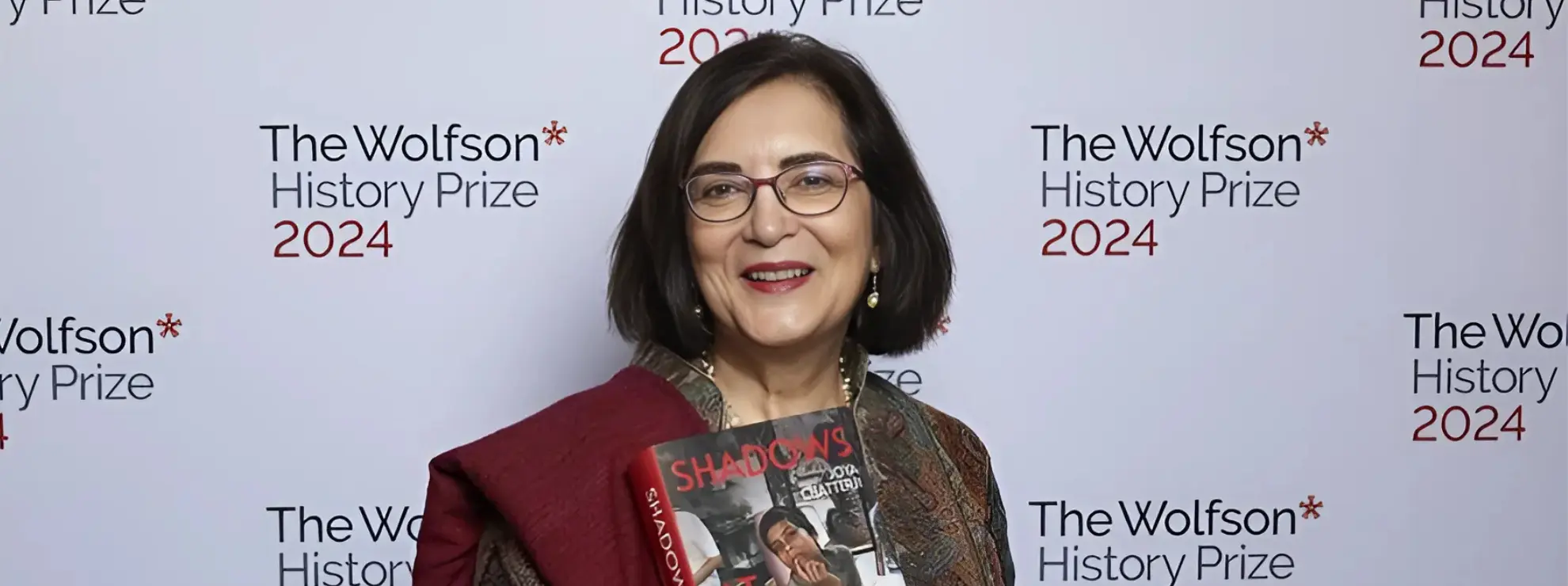India-origin Cambridge professor Joya Chatterji wins the Wolfson History Prize for her book Shadows at Noon: The South Asian Twentieth Century