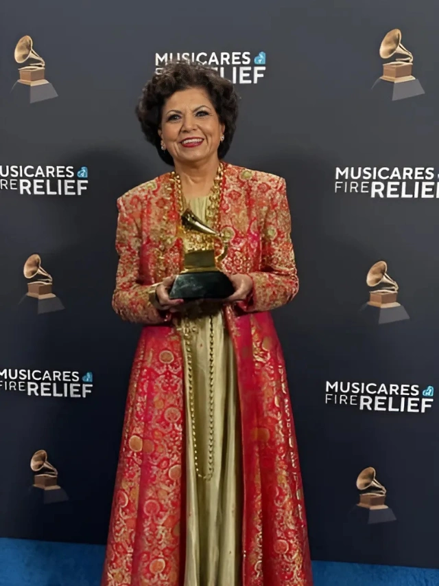 Indian American vocalist Chandrika Tandon won Best New Age Album for Triveni at the 2025 Grammy Awards