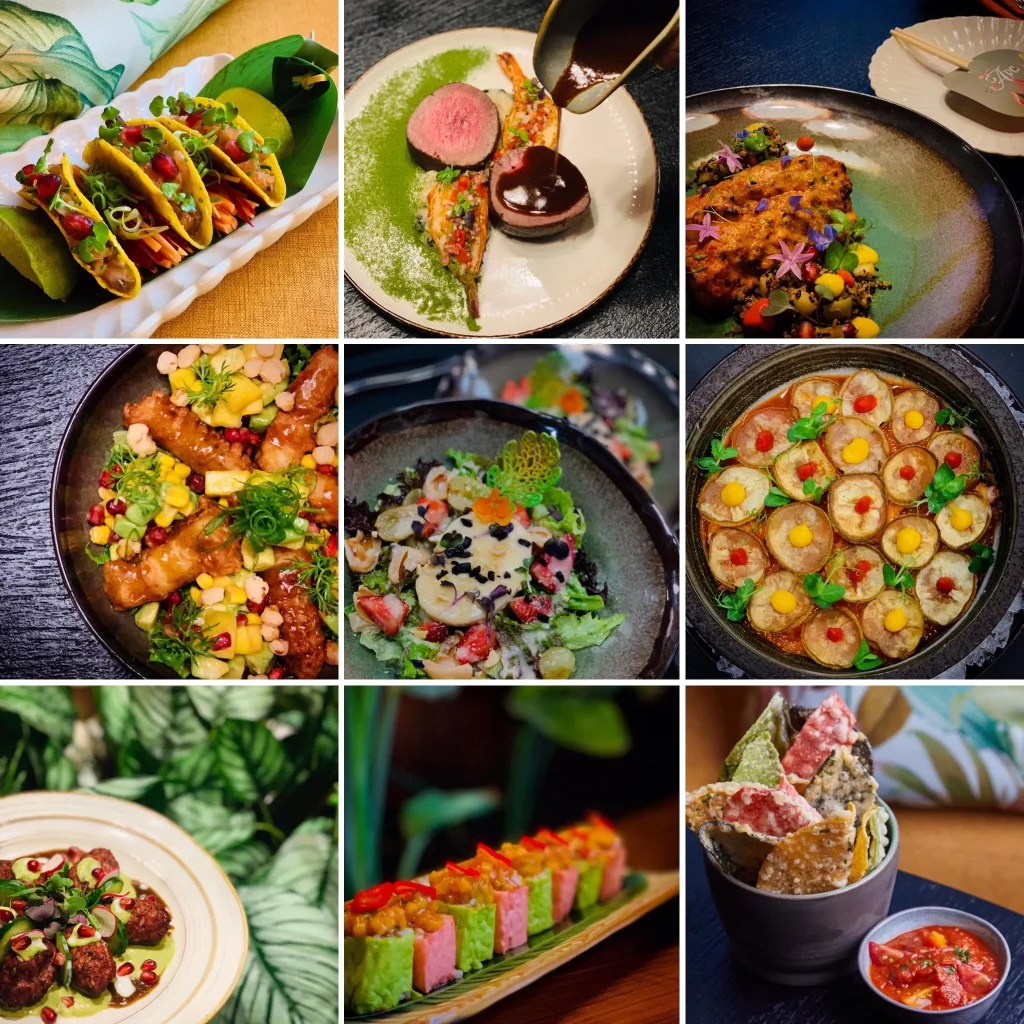 Dishes by Chef Anuj Sarkar