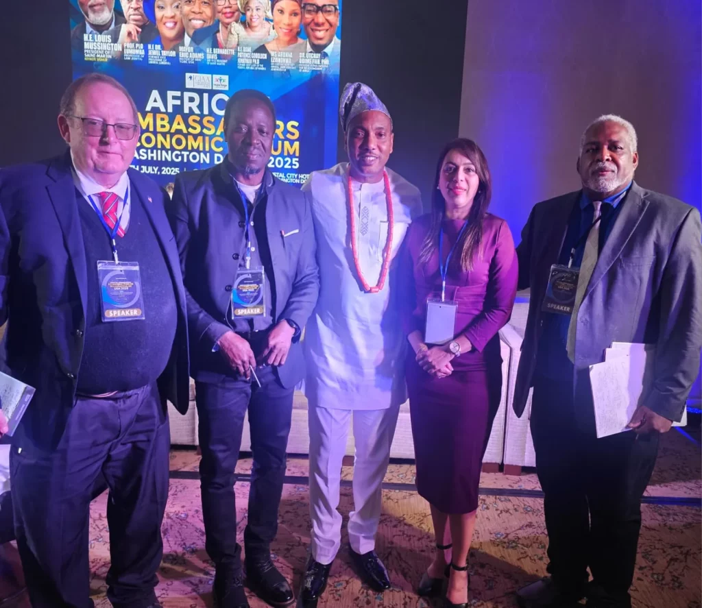 Dr Kaitha Das at the African Ambassadors Economic Summit