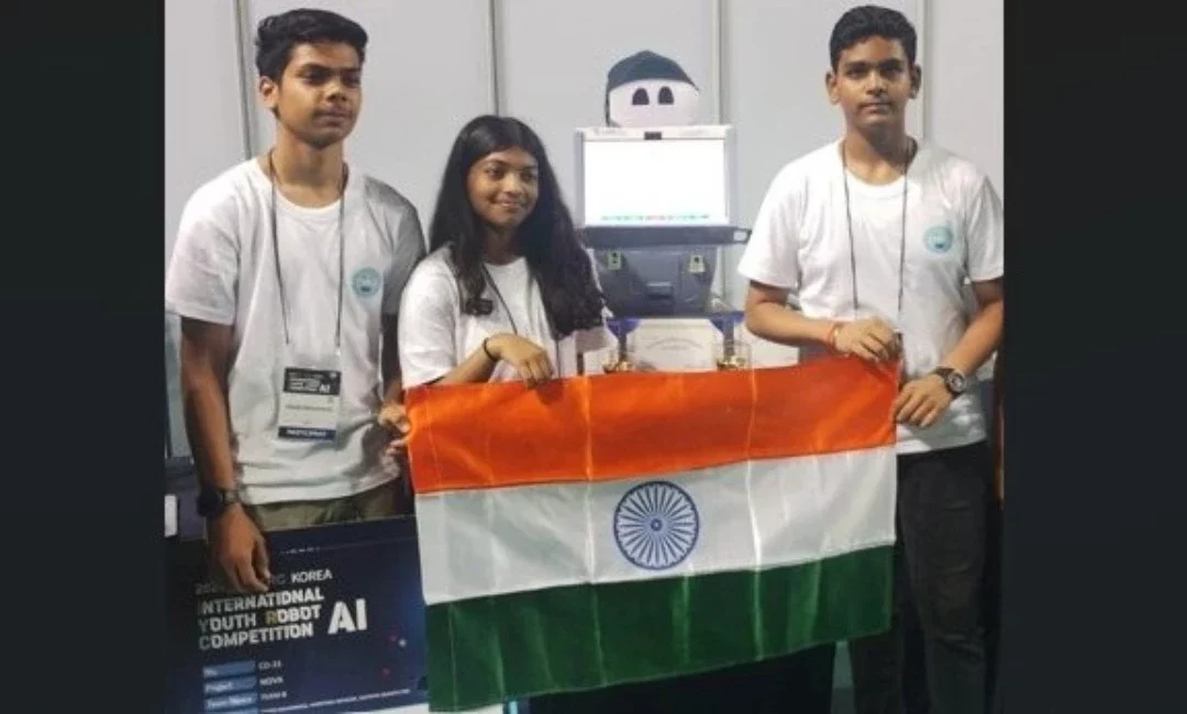 Innovation with Heart: Mohammed Faaris and team triumph at the International Youth Robot Competition in Korea