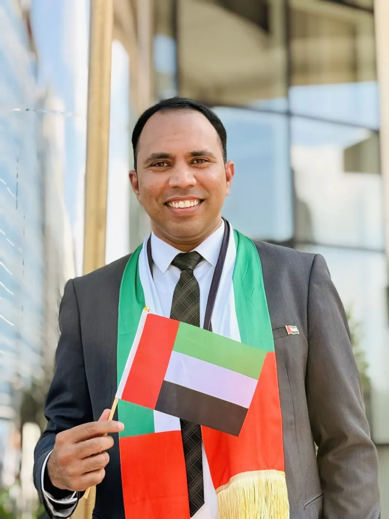 Anas on the occasion of the UAE Flag Day