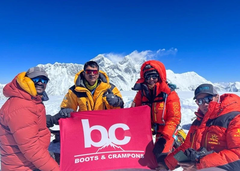 Boots & Crampons team at Mt Ama Dablam