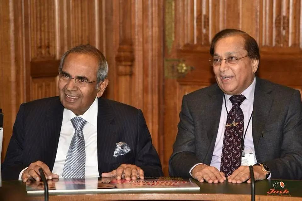 Gopichand Hinduja and Lord Rami Ranger