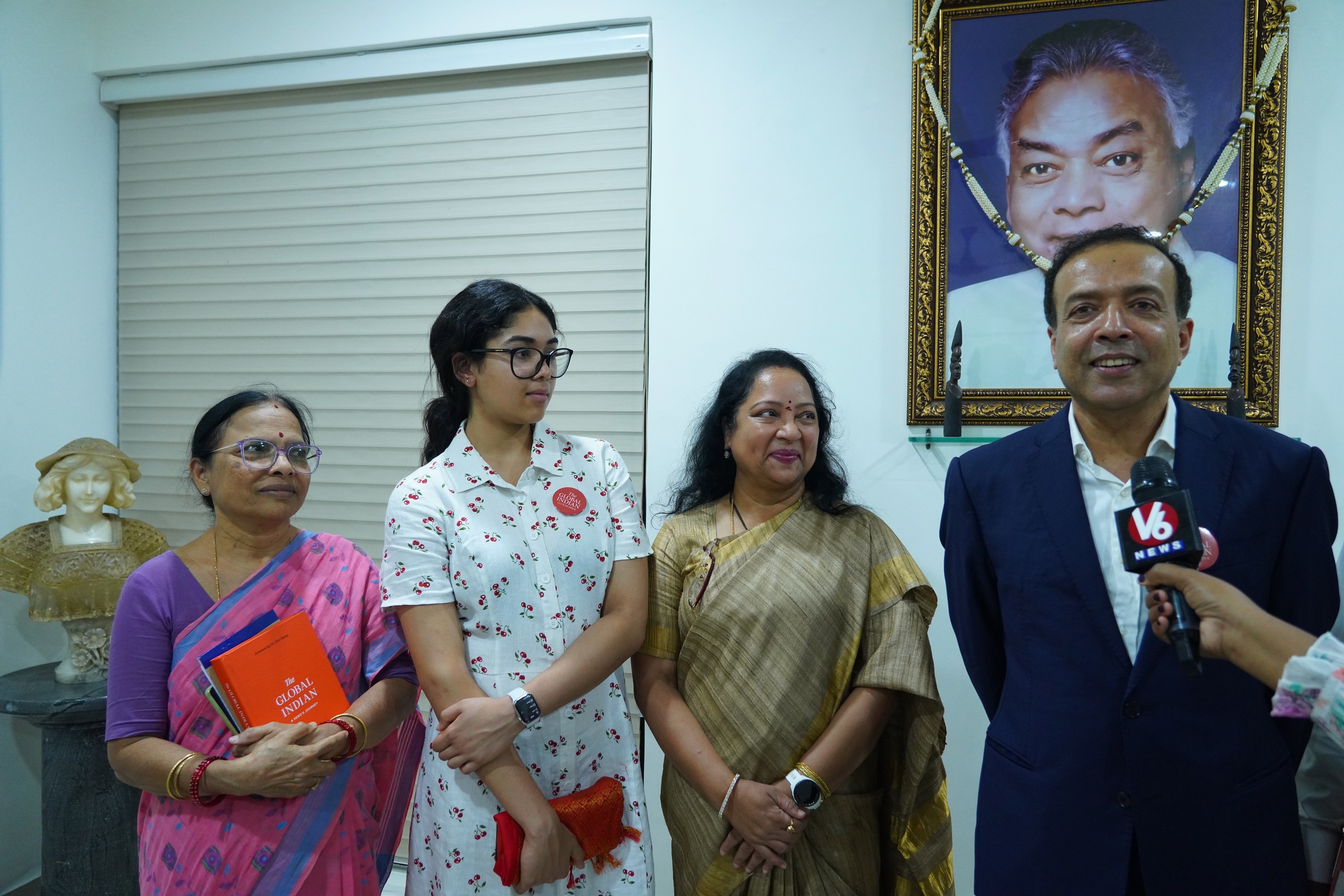Xavier Augustin Shared Insights from The Global Indian at the Bano Global Indian Book Launch Held at Dr. B.R. Ambedkar Educational Institution, Hyderabad