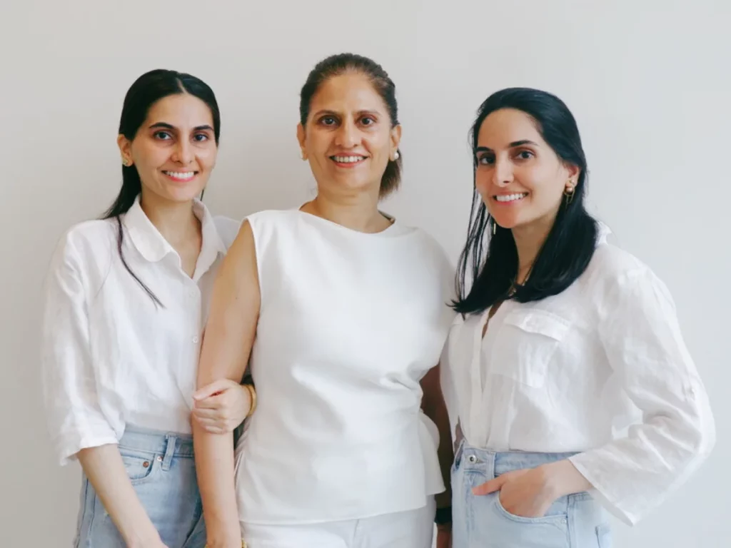[L-R] Roshni Mehta Co-Founder, Mona Mehta- Founder, Naina Mehta, Co-Founder