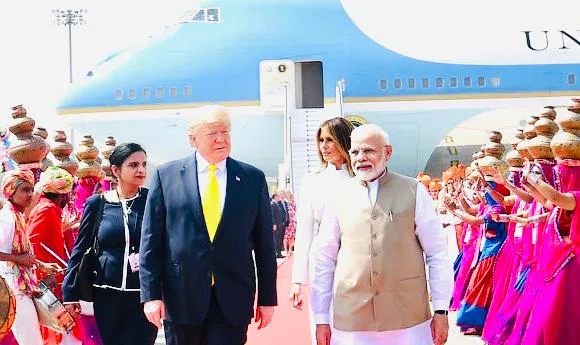 Gurdeep, Melania, Trump, Modi