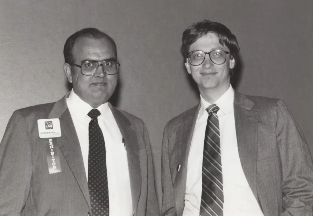 Kanwal Rekhi with Bill Gates
