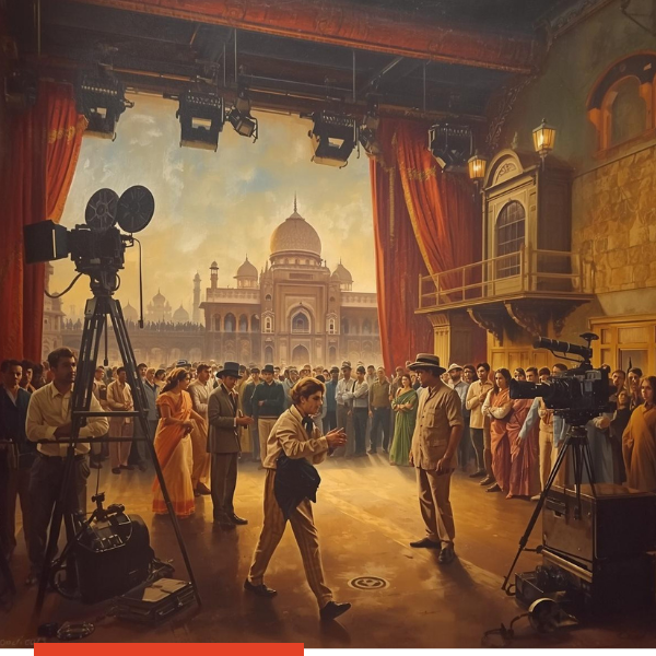 Composite portrait of Indian origin actors in Hollywood and British cinema