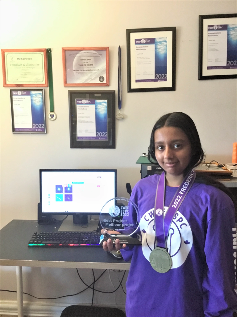 Arushi Nath | Canada-Wide Science Fair Winner